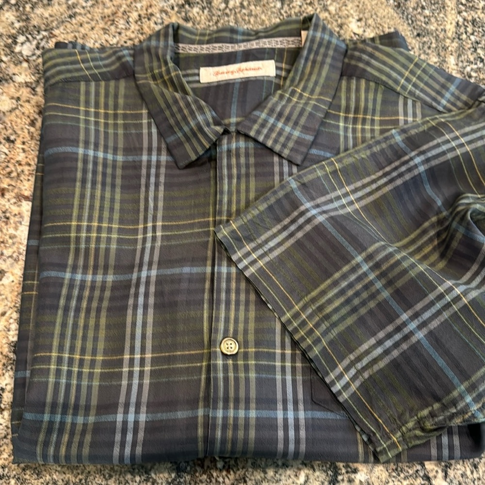 Men's Short Sleeve Tommy Bahama Silk Shirt